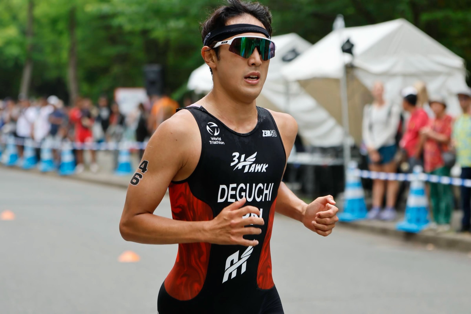 He competes. He coaches. Deguchi Akiya.
2026 Asia Triathlon Cup Osaka Castle 🦅
　　
📸 @athlete_japan 

#3HAWK #AsH #AsiaTriathlonCup #Triathlon